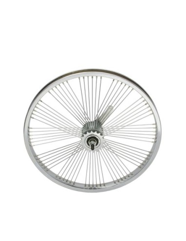 20 Fan Steel Coaster Wheel 72 Spoke 14g UCP 3/8...